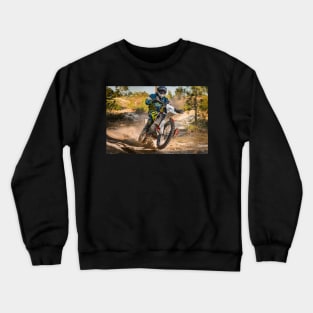 Enduro bike rider Crewneck Sweatshirt